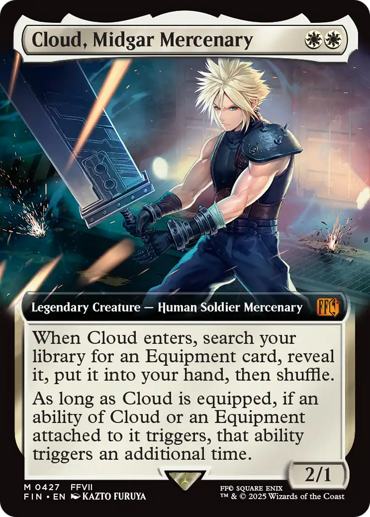 Cloud, Midgar Mercenary (Extended Art) [FINAL FANTASY] | Game Master's Emporium (The New GME)