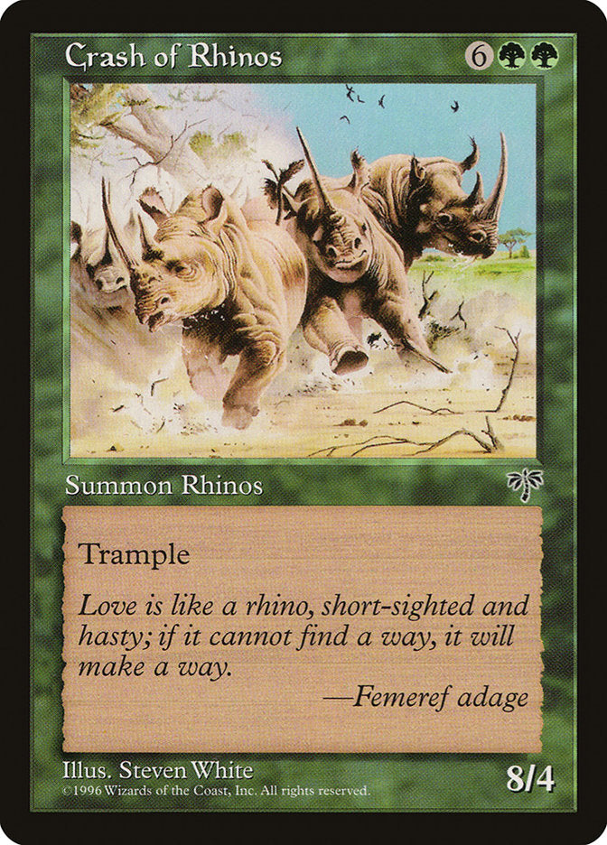 Crash of Rhinos [Mirage] | Game Master's Emporium (The New GME)