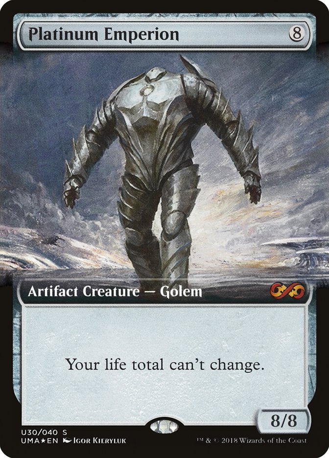 Platinum Emperion (Topper) [Ultimate Masters Box Topper] | Game Master's Emporium (The New GME)