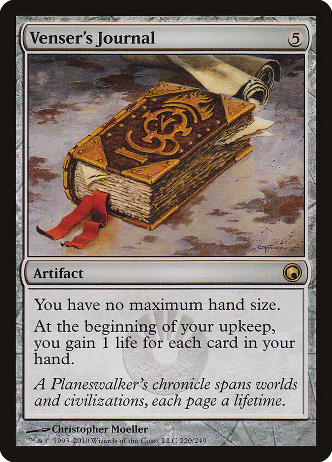 Venser's Journal [Scars of Mirrodin] | Game Master's Emporium (The New GME)