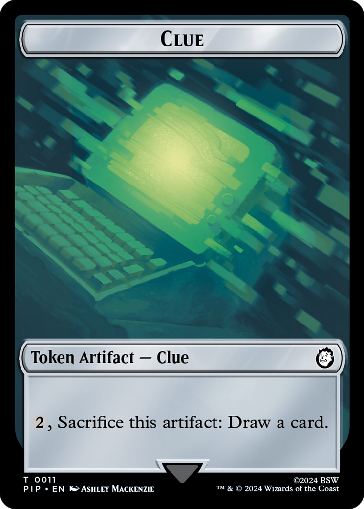 Food (0013) // Clue Double-Sided Token [Fallout Tokens] | Game Master's Emporium (The New GME)