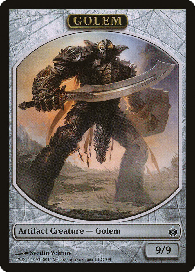 Golem Token [Mirrodin Besieged Tokens] | Game Master's Emporium (The New GME)