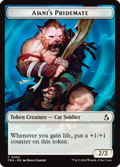 Ajani's Pridemate // Mowu Double-Sided Token [Reality Fracture Tokens] | Game Master's Emporium (The New GME)