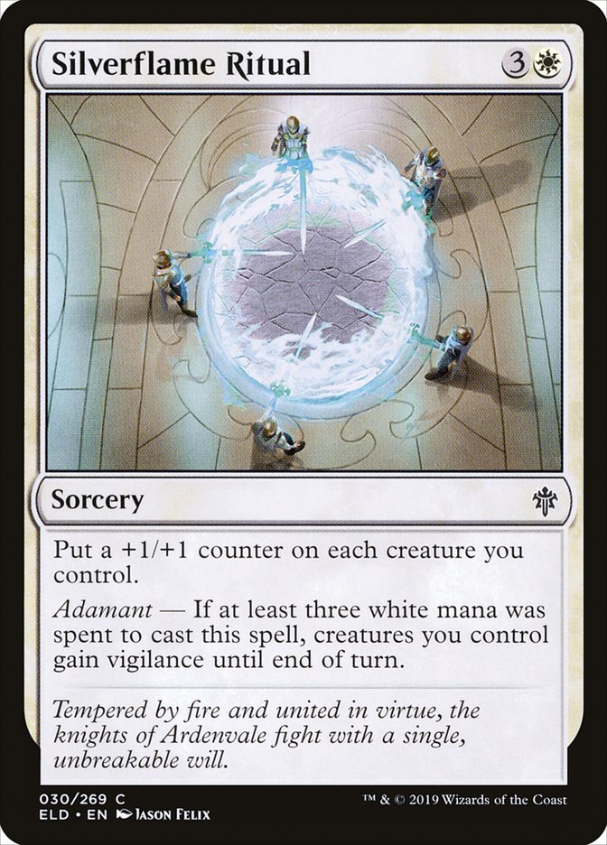 Silverflame Ritual [Throne of Eldraine] | Game Master's Emporium (The New GME)