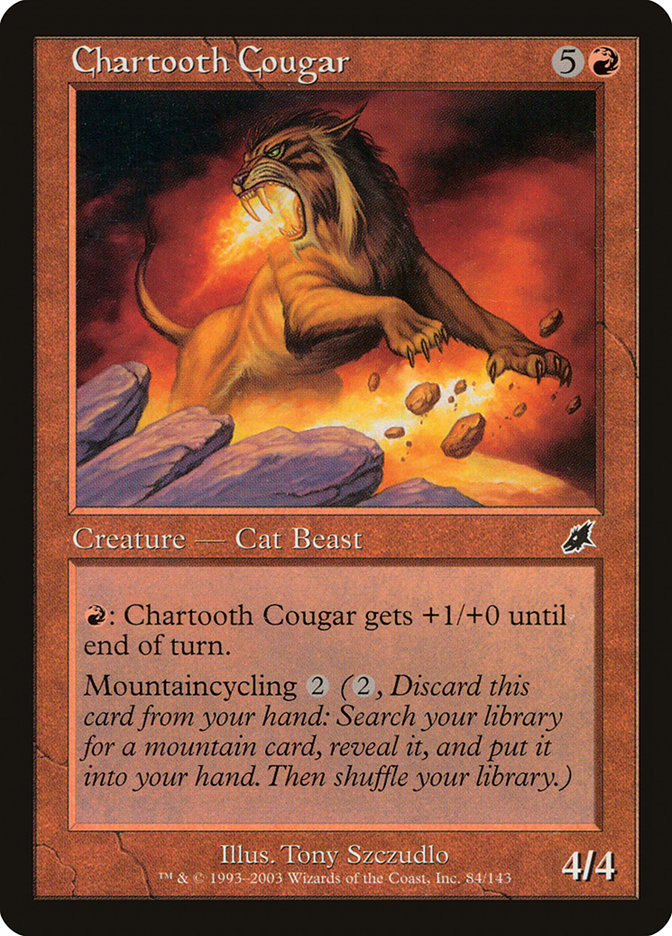Chartooth Cougar [Scourge] | Game Master's Emporium (The New GME)