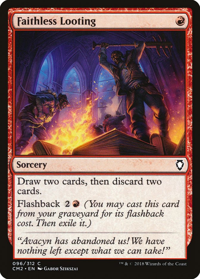 Faithless Looting [Commander Anthology Volume II] | Game Master's Emporium (The New GME)