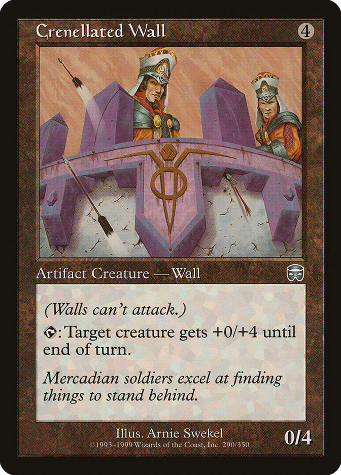 Crenellated Wall [Mercadian Masques] | Game Master's Emporium (The New GME)