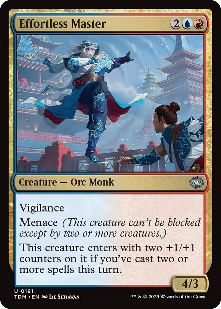Effortless Master [Tarkir: Dragonstorm] | Game Master's Emporium (The New GME)