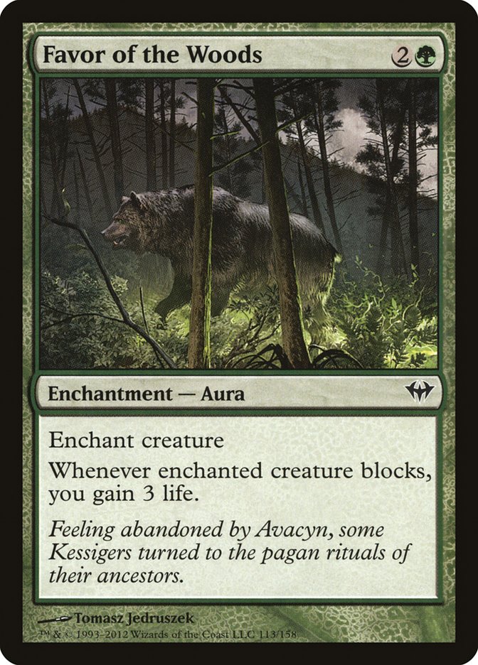 Favor of the Woods [Dark Ascension] | Game Master's Emporium (The New GME)