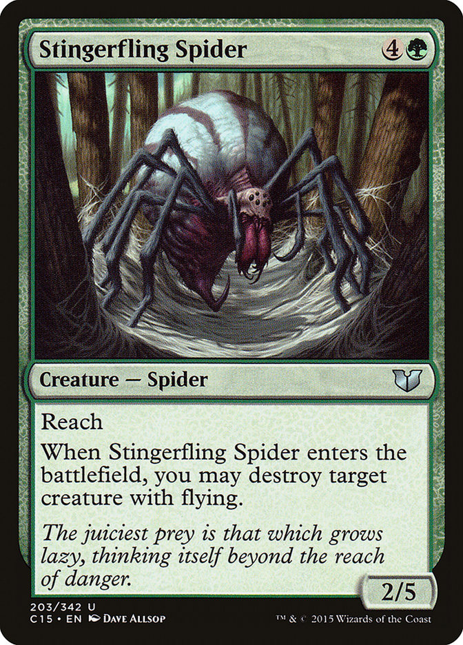 Stingerfling Spider [Commander 2015] | Game Master's Emporium (The New GME)