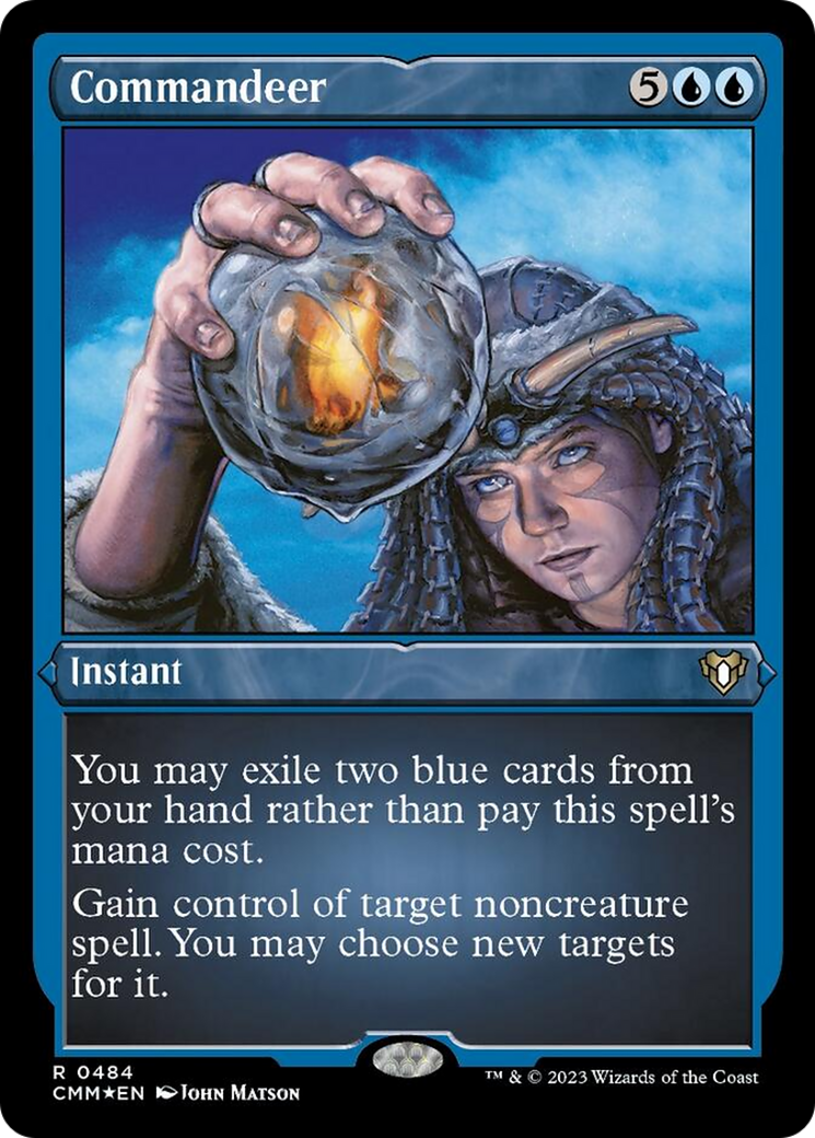 Commandeer (Foil Etched) [Commander Masters] | Game Master's Emporium (The New GME)