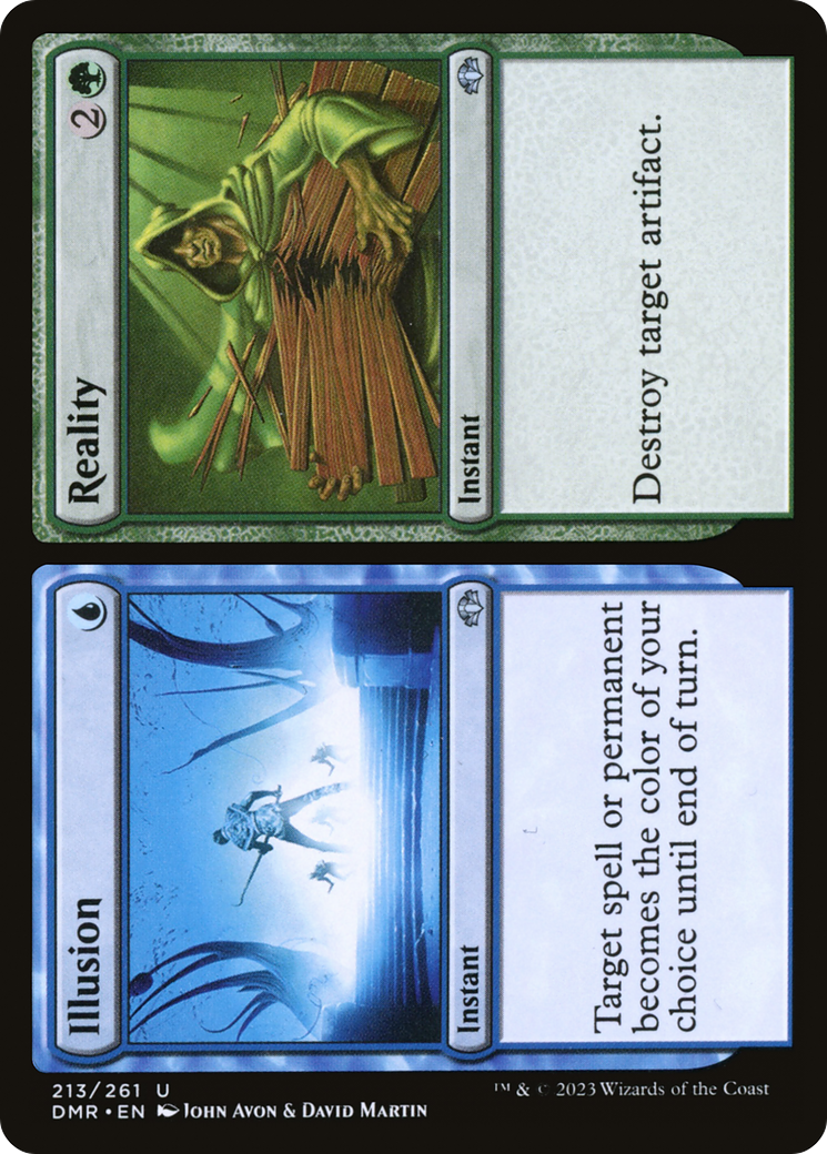 Illusion // Reality [Dominaria Remastered] | Game Master's Emporium (The New GME)