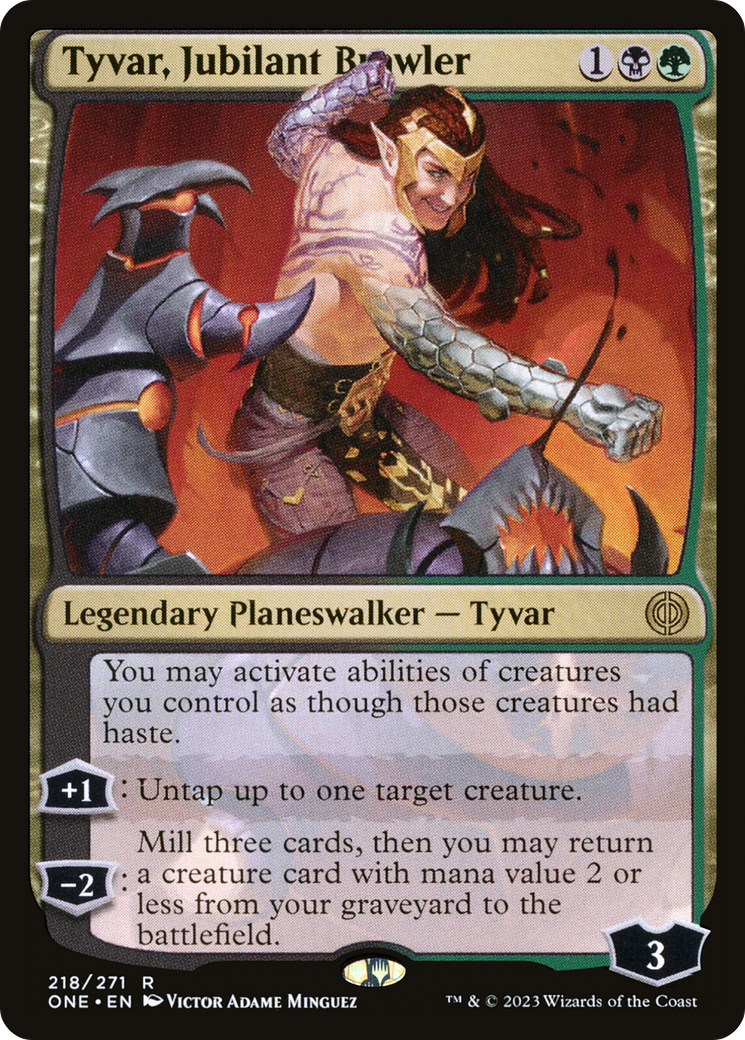 Tyvar, Jubilant Brawler [Phyrexia: All Will Be One] | Game Master's Emporium (The New GME)