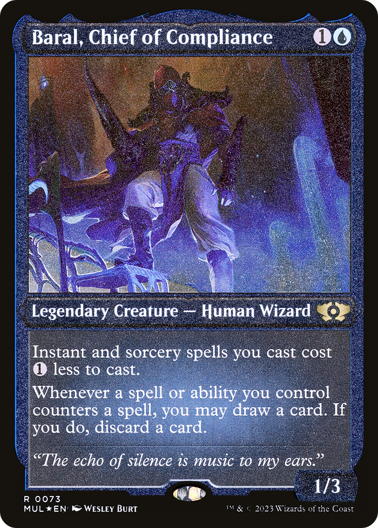 Baral, Chief of Compliance (Foil Etched) [Multiverse Legends] | Game Master's Emporium (The New GME)