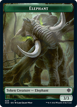 Elephant // Thopter Double-Sided Token [Starter Commander Decks] | Game Master's Emporium (The New GME)