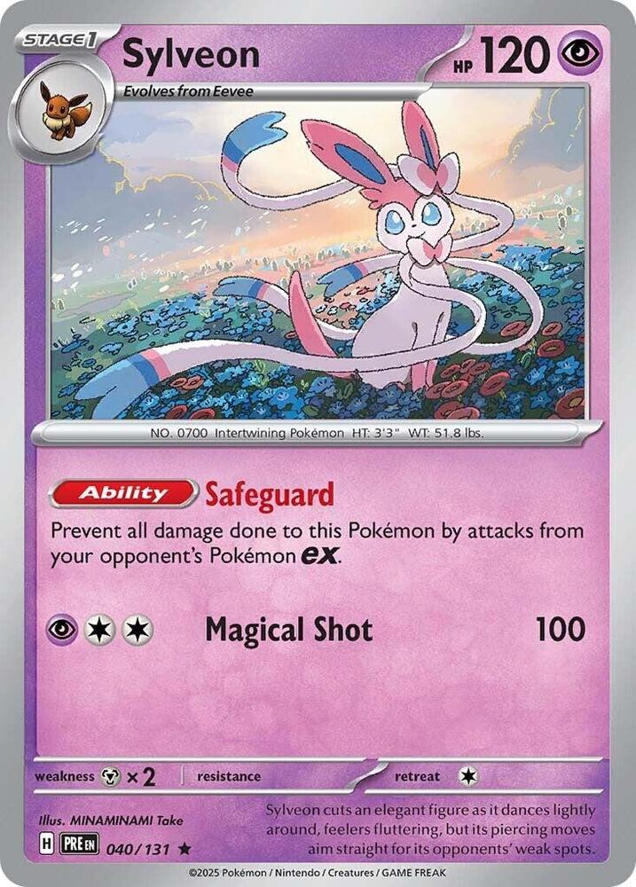 Sylveon (040/131) [Scarlet & Violet: Prismatic Evolutions] | Game Master's Emporium (The New GME)