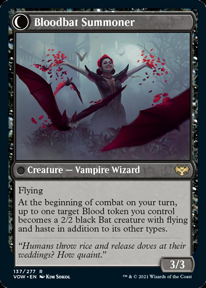 Voldaren Bloodcaster // Bloodbat Summoner [Innistrad: Crimson Vow] | Game Master's Emporium (The New GME)