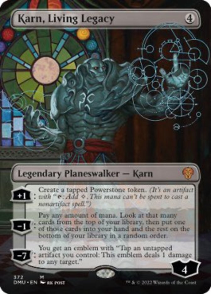 Karn, Living Legacy (Borderless) [Dominaria United] | Game Master's Emporium (The New GME)