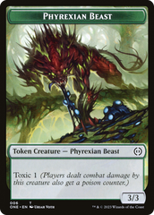 Phyrexian Goblin // Phyrexian Beast Double-Sided Token [Phyrexia: All Will Be One Tokens] | Game Master's Emporium (The New GME)