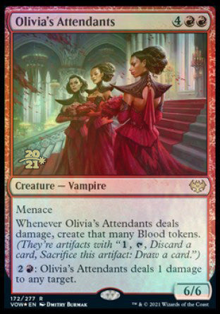 Olivia's Attendants [Innistrad: Crimson Vow Prerelease Promos] | Game Master's Emporium (The New GME)