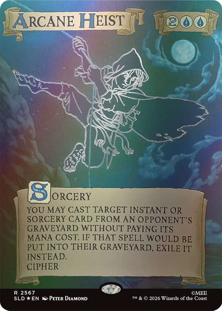 Arcane Heist (Out Of Sight Foil) [Secret Lair Drop Series] | Game Master's Emporium (The New GME)