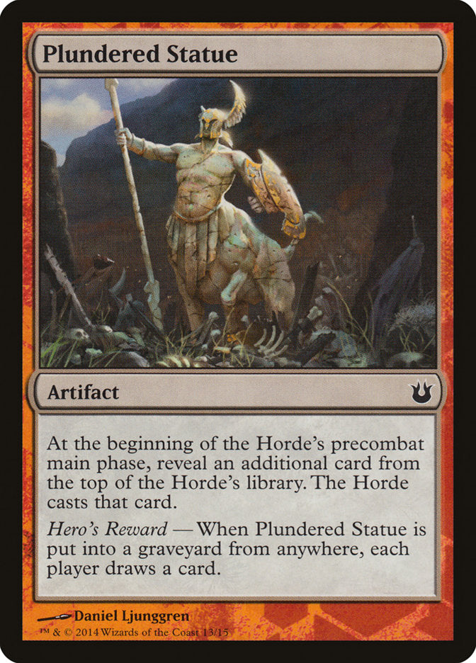 Plundered Statue [Born of the Gods Battle the Horde] | Game Master's Emporium (The New GME)