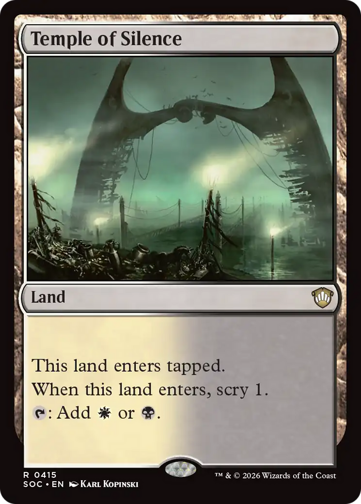 Temple of Silence [Secrets of Strixhaven Commander] | Game Master's Emporium (The New GME)