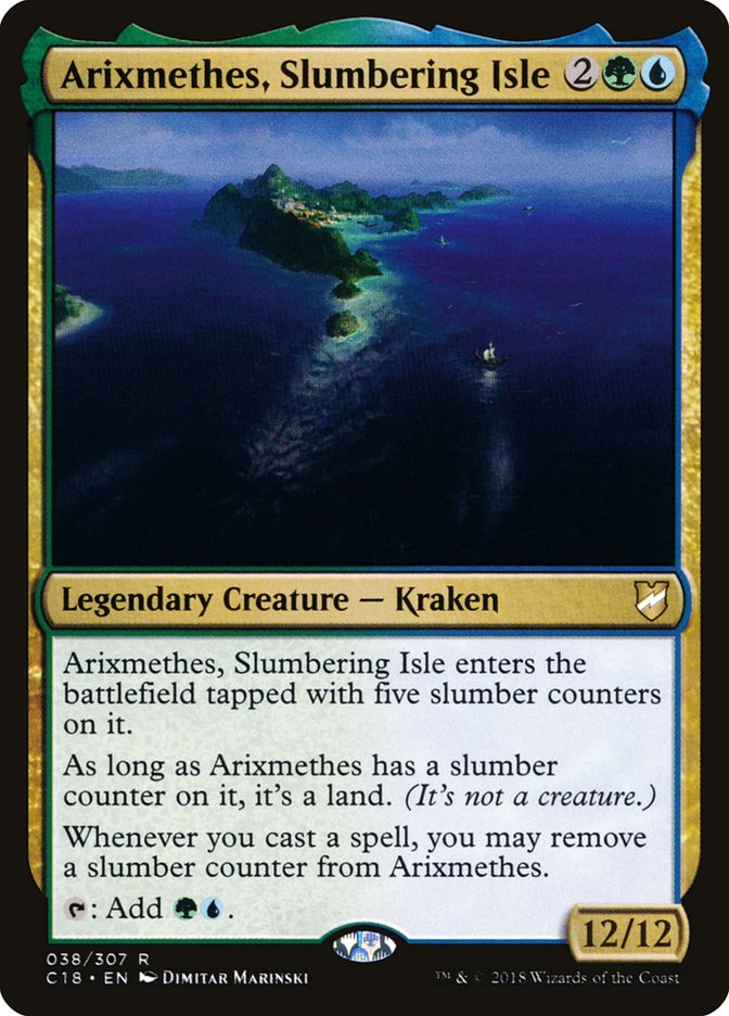 Arixmethes, Slumbering Isle [Commander 2018] | Game Master's Emporium (The New GME)