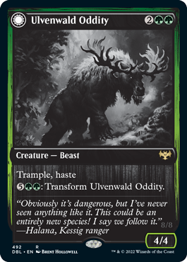 Ulvenwald Oddity // Ulvenwald Behemoth [Innistrad: Double Feature] | Game Master's Emporium (The New GME)