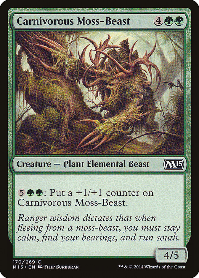 Carnivorous Moss-Beast [Magic 2015] | Game Master's Emporium (The New GME)