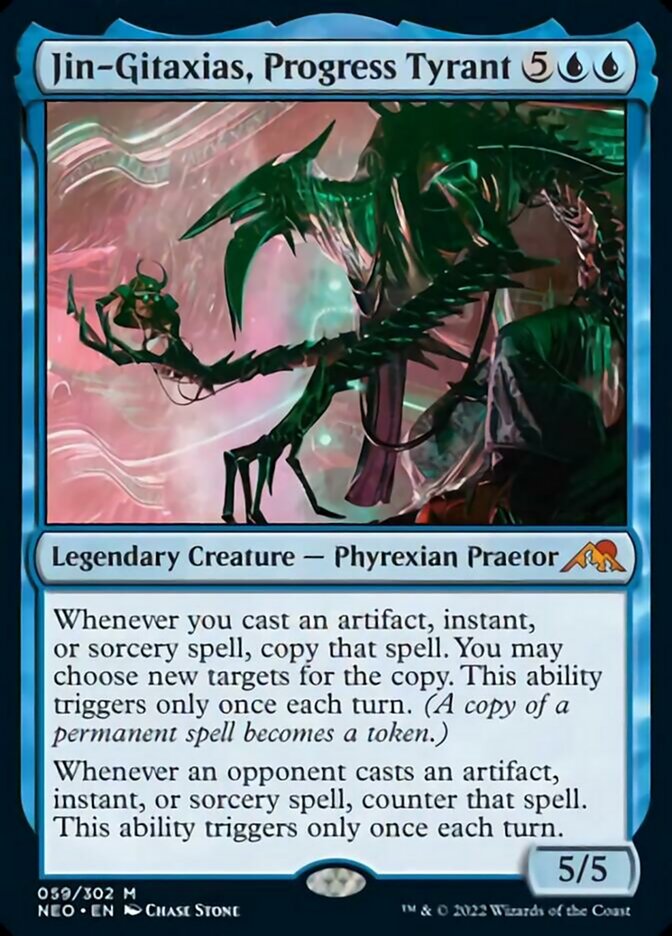 Jin-Gitaxias, Progress Tyrant [Kamigawa: Neon Dynasty] | Game Master's Emporium (The New GME)
