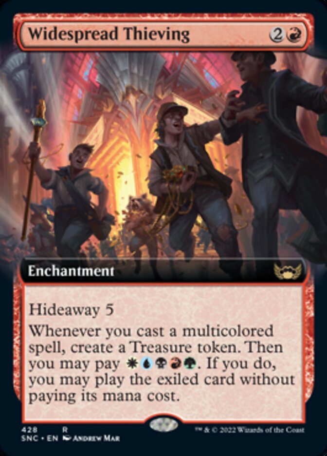 Widespread Thieving (Extended Art) [Streets of New Capenna] | Game Master's Emporium (The New GME)