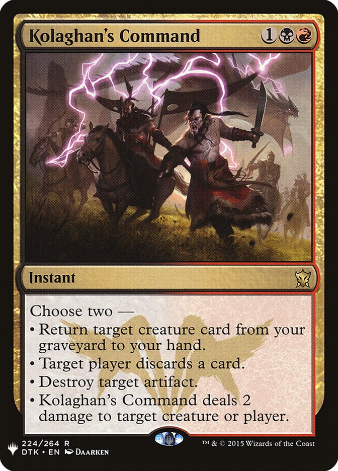 Kolaghan's Command [Mystery Booster] | Game Master's Emporium (The New GME)