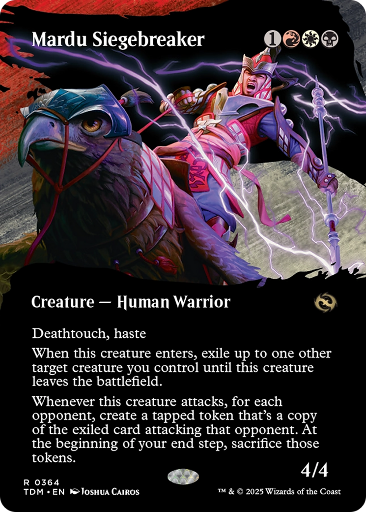 Mardu Siegebreaker (Borderless) [Tarkir: Dragonstorm] | Game Master's Emporium (The New GME)