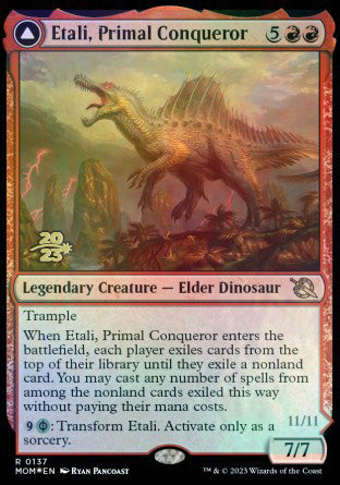 Etali, Primal Conqueror // Etali, Primal Sickness [March of the Machine Prerelease Promos] | Game Master's Emporium (The New GME)