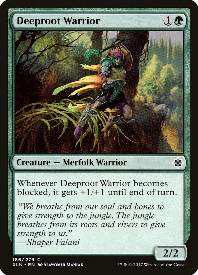 Deeproot Warrior [Ixalan] | Game Master's Emporium (The New GME)
