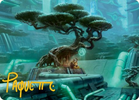 Forest Art Card (Gold-Stamped Signature) [Kamigawa: Neon Dynasty Art Series] | Game Master's Emporium (The New GME)