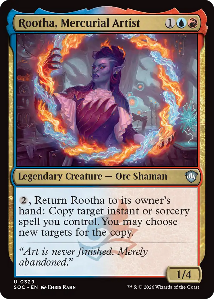Rootha, Mercurial Artist [Secrets of Strixhaven Commander] | Game Master's Emporium (The New GME)