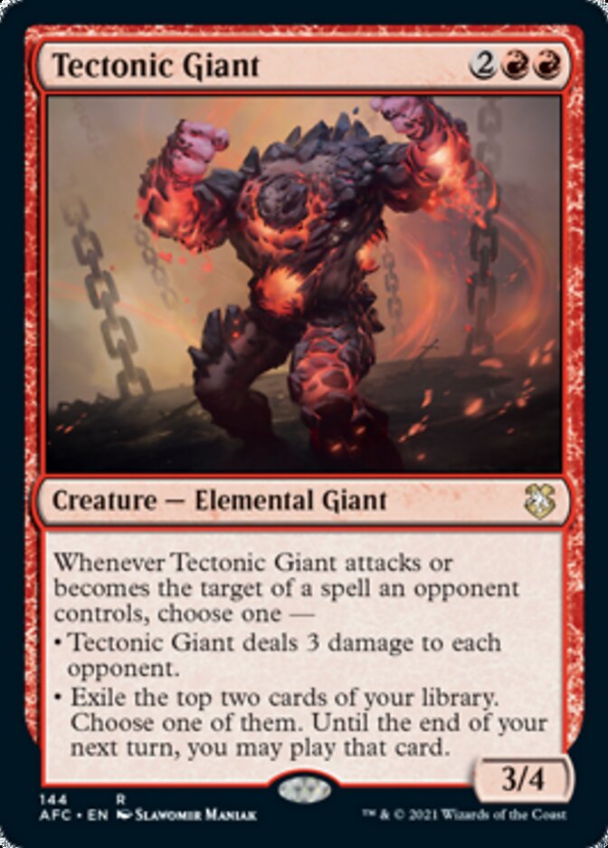 Tectonic Giant [Dungeons & Dragons: Adventures in the Forgotten Realms Commander] | Game Master's Emporium (The New GME)
