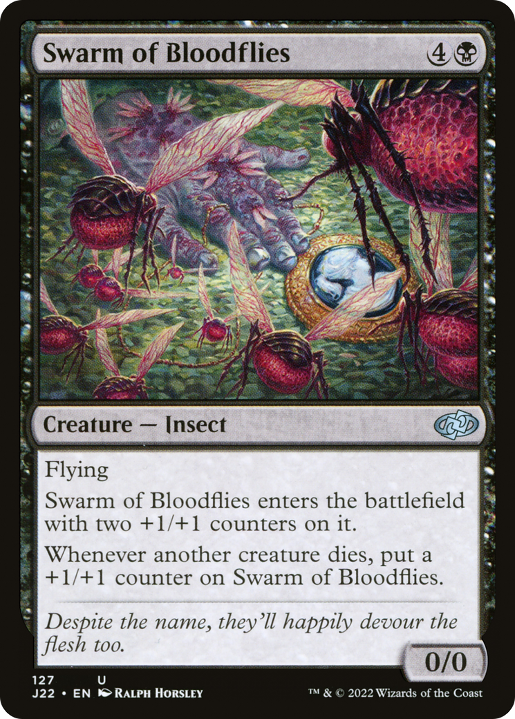 Swarm of Bloodflies [Jumpstart 2022] | Game Master's Emporium (The New GME)