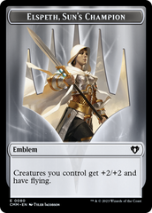 Elspeth, Sun's Champion Emblem // Copy (55) Double-Sided Token [Commander Masters Tokens] | Game Master's Emporium (The New GME)
