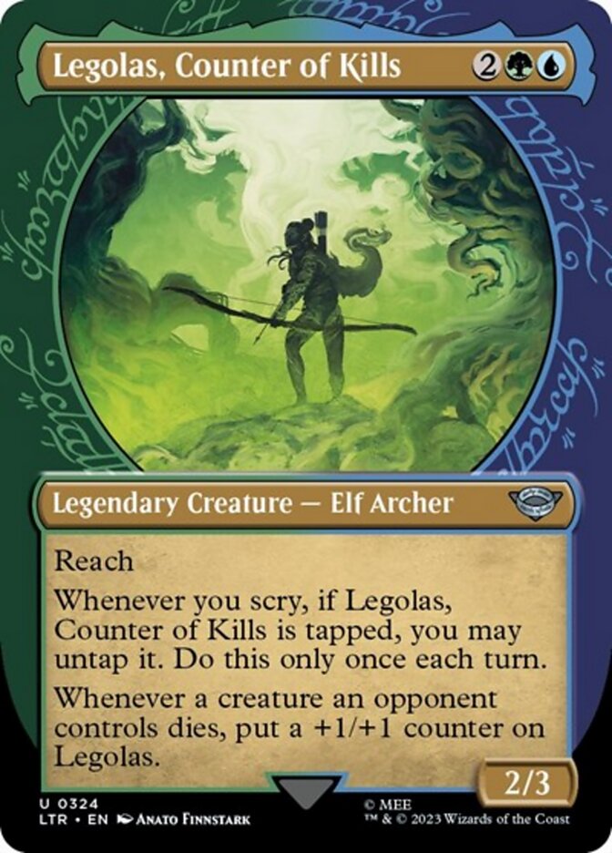 Legolas, Counter of Kills (Showcase Ring Frame) [The Lord of the Rings: Tales of Middle-Earth] | Game Master's Emporium (The New GME)