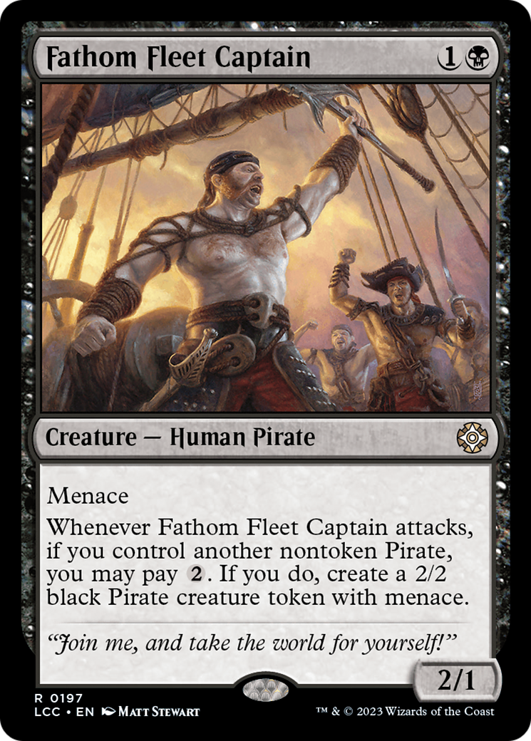 Fathom Fleet Captain [The Lost Caverns of Ixalan Commander] | Game Master's Emporium (The New GME)
