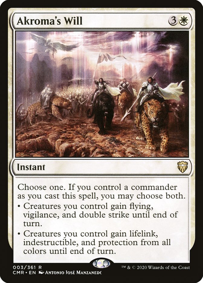 Akroma's Will [Commander Legends] | Game Master's Emporium (The New GME)