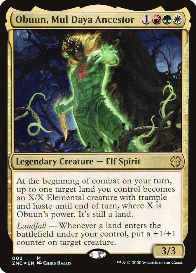 Obuun, Mul Daya Ancestor [Zendikar Rising Commander] | Game Master's Emporium (The New GME)