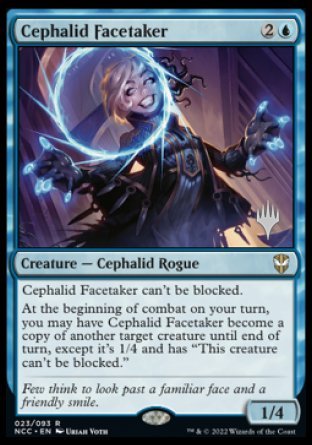 Cephalid Facetaker (Promo Pack) [Streets of New Capenna Commander Promos] | Game Master's Emporium (The New GME)
