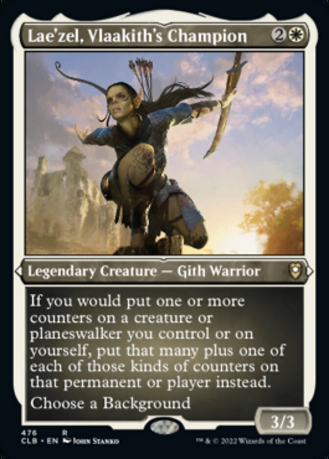 Lae'zel, Vlaakith's Champion (Foil Etched) [Commander Legends: Battle for Baldur's Gate] | Game Master's Emporium (The New GME)