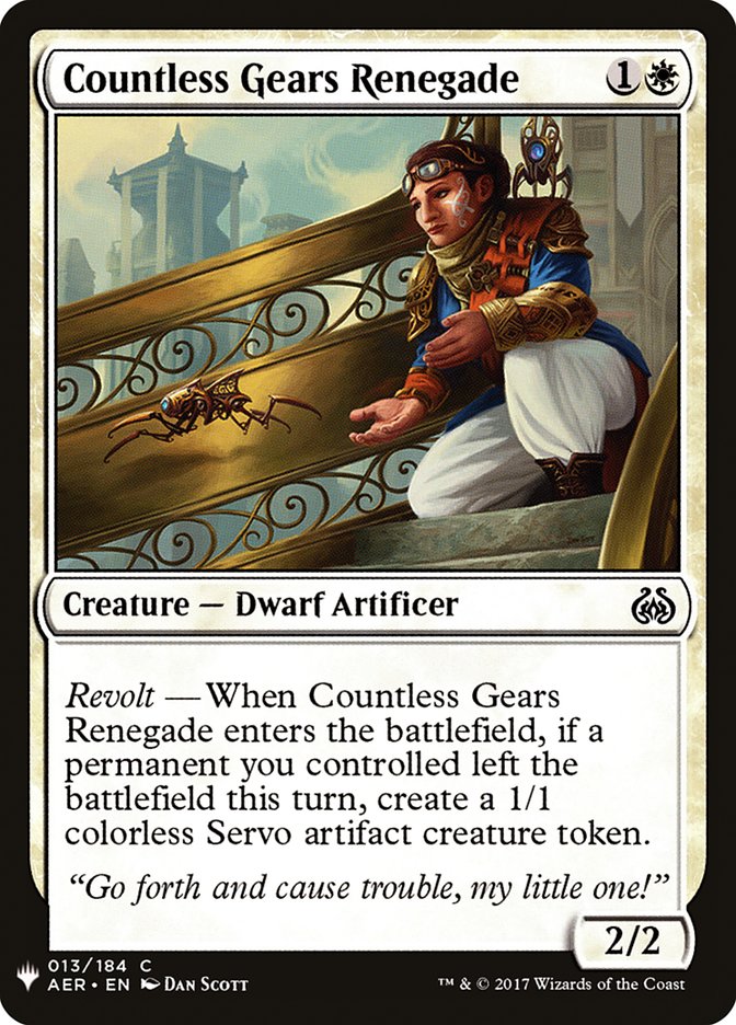 Countless Gears Renegade [Mystery Booster] | Game Master's Emporium (The New GME)