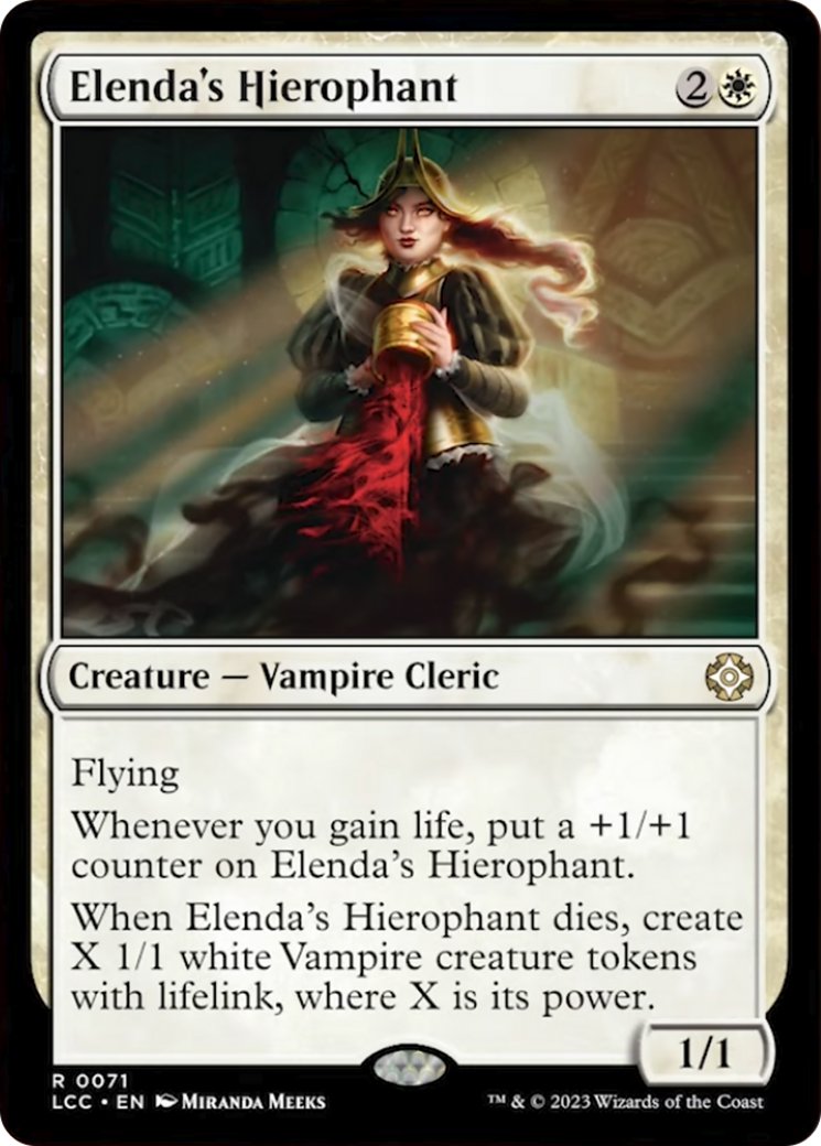 Elenda's Hierophant [The Lost Caverns of Ixalan Commander] | Game Master's Emporium (The New GME)