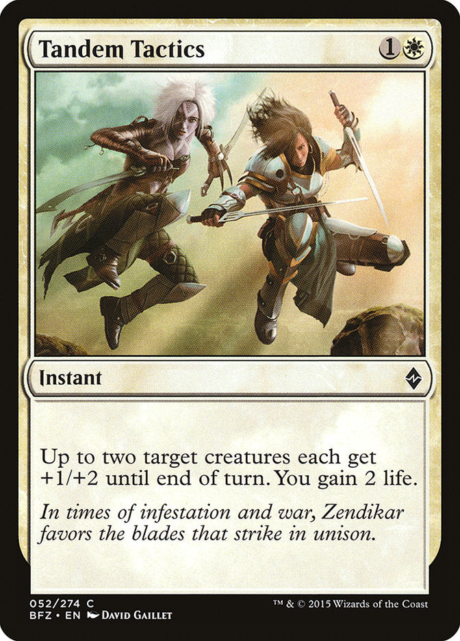 Tandem Tactics [Battle for Zendikar] | Game Master's Emporium (The New GME)